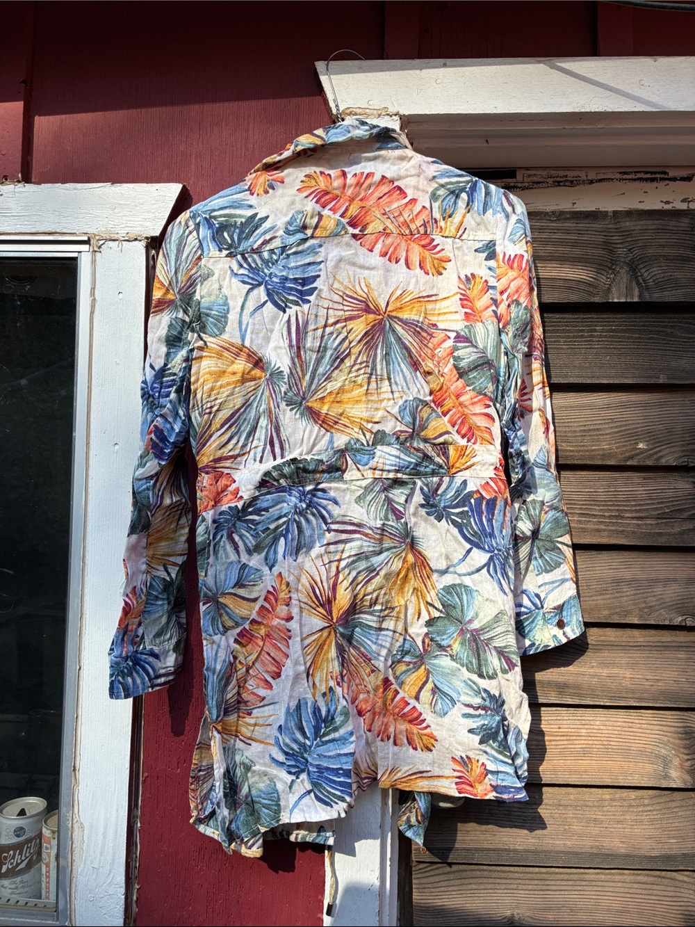 Chico's Multicolor Tropical-Print Utility Jacket - Picture 5 of 5